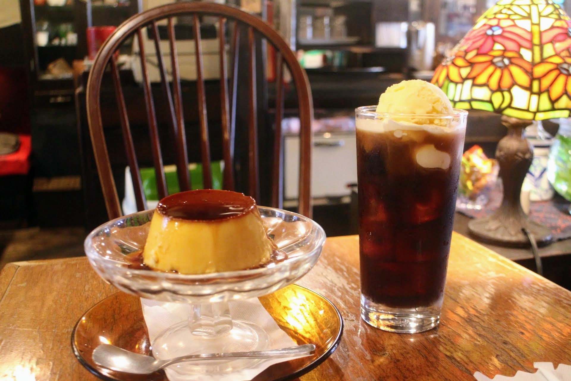 【高円寺】老舗の喫茶店「七つ森」の昭和レトロな固めのプリンはプリン好きに食べてほしい一品♡