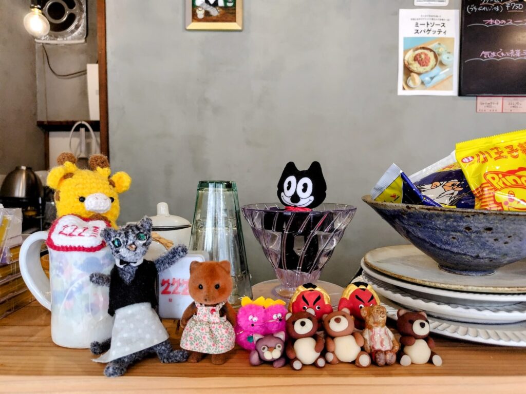 昭和レトロ研究所　たぬきケーキ　吉祥寺「CAFE222」