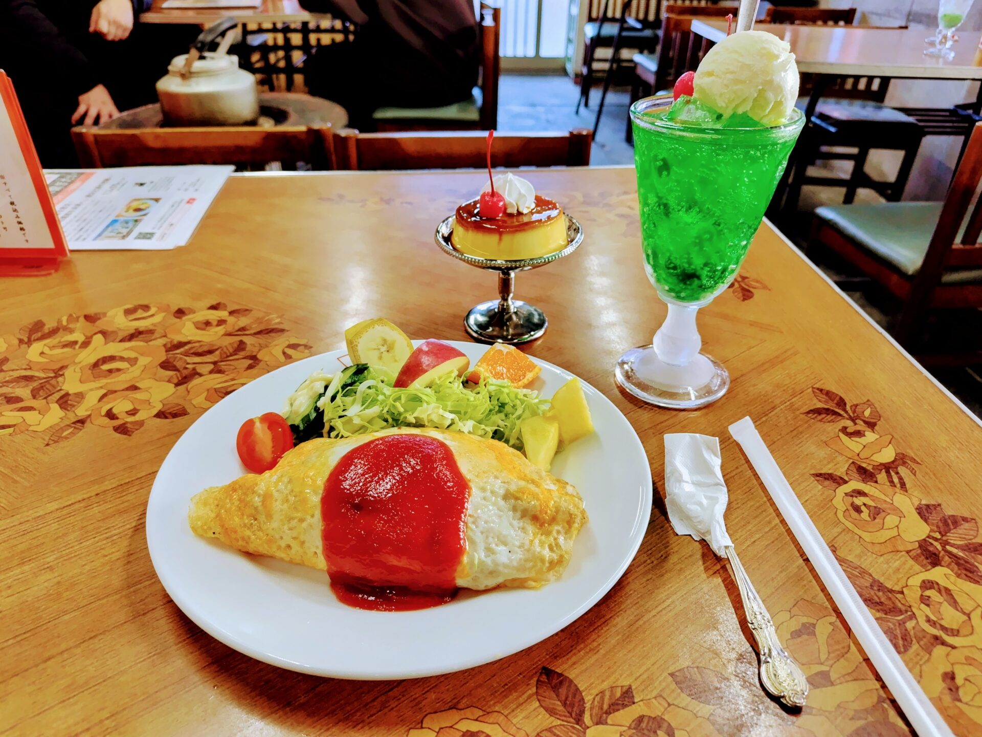 【秩父】「パリー食堂」・登録有形文化財で堪能するオムライスセットが昭和レトロ過ぎて悶える♡